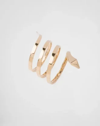 Eternal Gold Multi-Coil Snake Bracelet in Yellow Gold