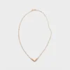 Eternal Gold Necklace in Rose Gold with Nano Triangle Pendant