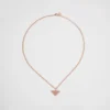 Eternal Gold Pendant Necklace in Rose Gold with Diamonds