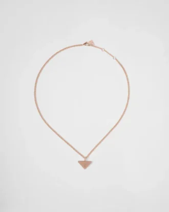 Eternal Gold Pendant Necklace in Rose Gold with Diamonds