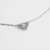 Eternal Gold Pendant Necklace – White Gold and Laboratory-Grown Diamond