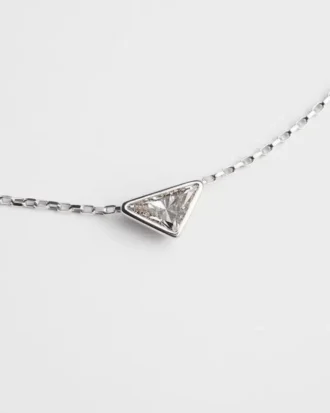 Eternal Gold Pendant Necklace – White Gold and Laboratory-Grown Diamond