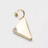 Eternal Gold Single Pendant Earring in Yellow Gold and Laboratory-Grown Diamond