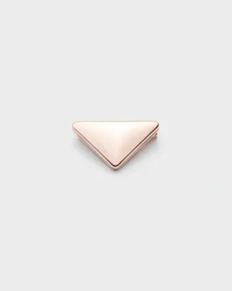 Eternal Gold Small Triangle Brooch in Rose Gold