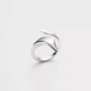 Eternal Gold Snake Mini Ring in White Gold