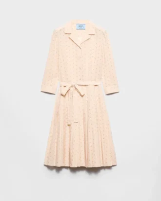 Eyelet Lace Shirt Dress