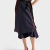 Faille Patchwork Skirt