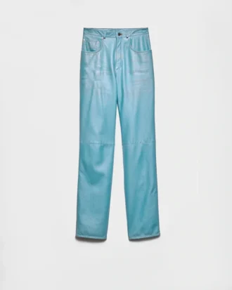 Five-Pocket Nappa Leather Pants