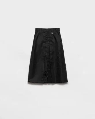 Flared Re-Nylon Skirt