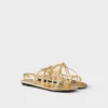 Flat Mordora Nappa Leather Sandals