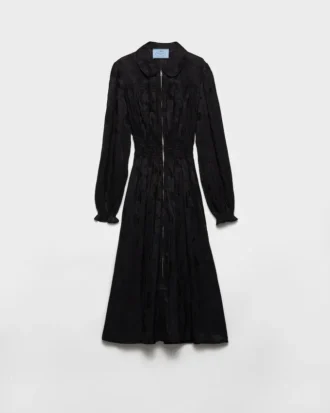 Floral Jacquard Dress