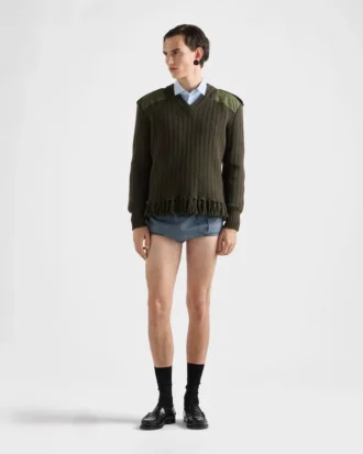 Fringed Wool Sweater