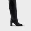 Heeled Leather Boots