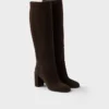 Heeled Suede Boots