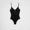 Interlock Fabric One-Piece Swimsuit