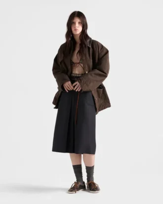 Kid Mohair Midi Skirt