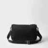 Large Re-Nylon and Saffiano Leather Shoulder Bag