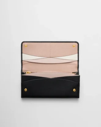 Large Saffiano Leather Wallet