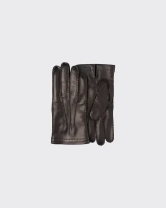 Leather and Cashmere Gloves