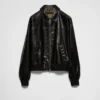 Leather Bomber Jacket