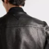 Leather Bomber Jacket
