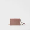Leather Card Holder with Shoulder Strap