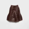 Leather Midi-Skirt