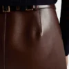 Leather Miniskirt