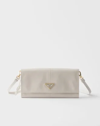 Leather Wallet with Shoulder Strap