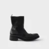 Leather Zipper Boots