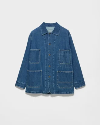 Light Denim Blouson Jacket