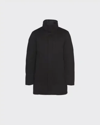 Long Cashmere Puffer Jacket