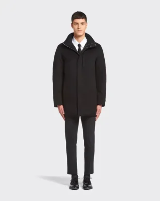 Long Cashmere Puffer Jacket
