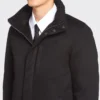 Long Cashmere Puffer Jacket