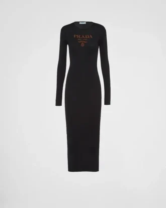 Long Silk Knit Dress