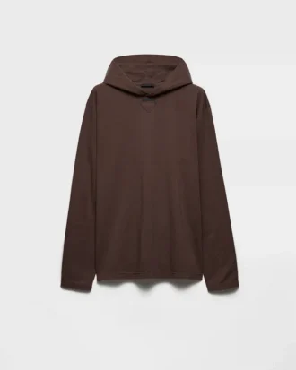 Long-Sleeved Cotton Hoodie T-Shirt