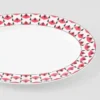 Medium Porcelain Serving Plate – Vienna Red