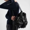 Medium Re-Nylon Backpack with Pouch