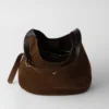 Medium Suede Shoulder Bag