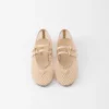 Mesh Fabric Ballerinas