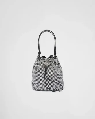 Mini Satin Bag with Crystals