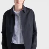 Mohair and Wool Blouson Jacket