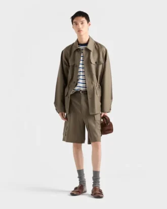 Mohair and Wool Safari Jacket