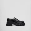 Monolith Brushed Leather Loafers