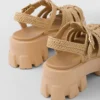 Monolith Crochet Cage Sandals