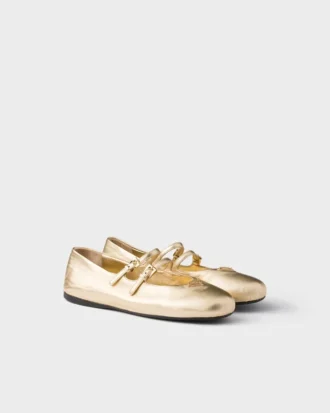 Mordora Nappa Leather Ballerinas