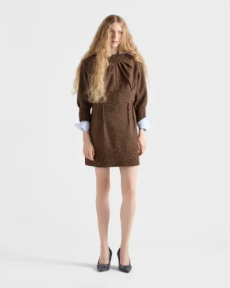 Moulina Wool Mini-Dress