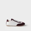 Nappa Leather and Suede Sneakers