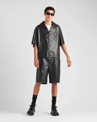 Nappa Leather Bermudas