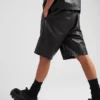 Nappa Leather Bermudas